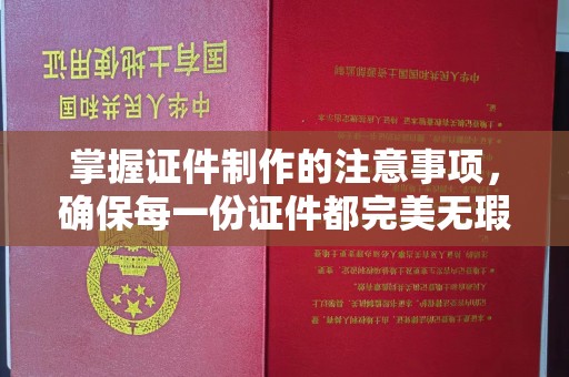 大东掌握证件制作的注意事项，确保每一份证件都完美无瑕